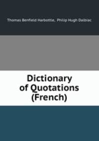Dictionary of Quotations (French)