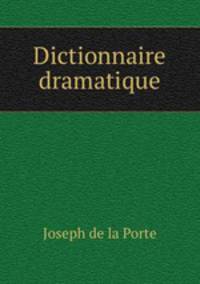 Dictionnaire dramatique
