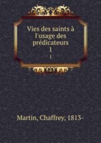 Vies des saints a l