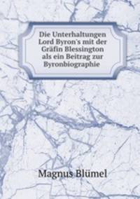 Die Unterhaltungen Lord Byron