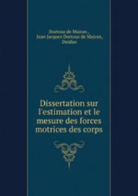 Dissertation sur l