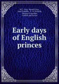 Early days of English princes