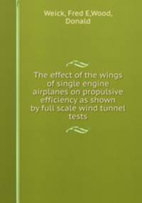 The effect of the wings of single engine airplanes on propulsive efficiency as shown by full scale wind tunnel tests