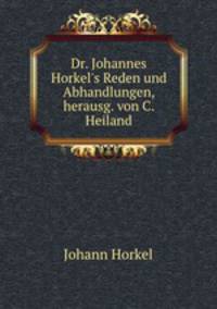 Dr. Johannes Horkel