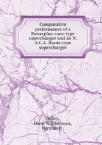 Comparative performance of a Powerplus vane-type supercharger and an N.A.C.A. Roots-type supercharger