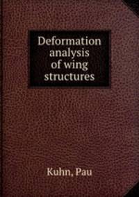 Deformation analysis of wing structures