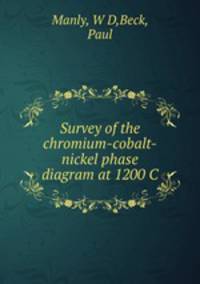 Survey of the chromium-cobalt-nickel phase diagram at 1200 C