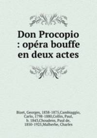 Don Procopio : opera bouffe en deux actes