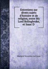 Entretiens sur divers sujets d