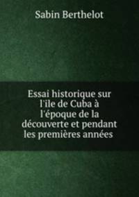 Essai historique sur l