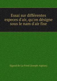 Essai sur differentes especes d