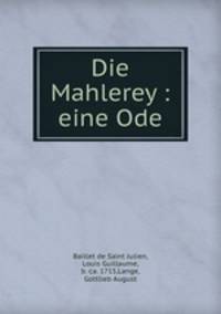 Die Mahlerey : eine Ode
