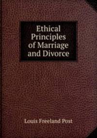 Ethical Principles of Marriage and Divorce