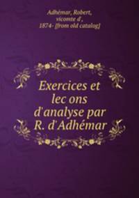 Exercices et lec?ons d