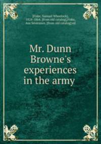 Mr. Dunn Browne