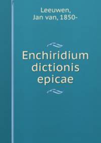 Enchiridium dictionis epicae