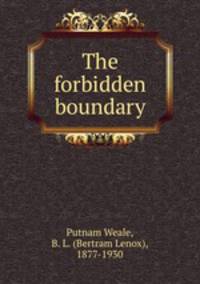The forbidden boundary