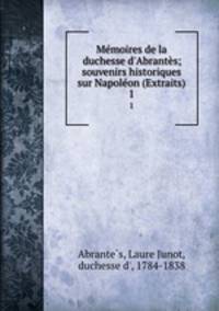 Memoires de la duchesse d