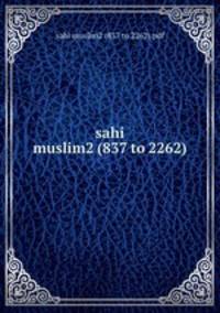 sahi muslim2 (837 to 2262)