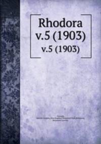 Rhodora. v.5 (1903)