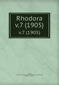 Rhodora. v.7 (1905)