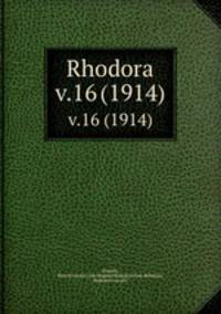 Rhodora. v.16 (1914)