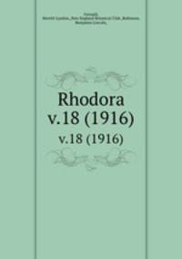 Rhodora. v.18 (1916)