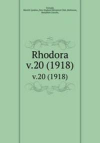 Rhodora. v.20 (1918)