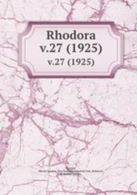 Rhodora. v.27 (1925)