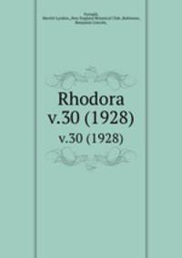 Rhodora. v.30 (1928)