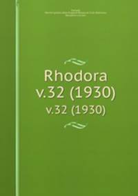 Rhodora. v.32 (1930)