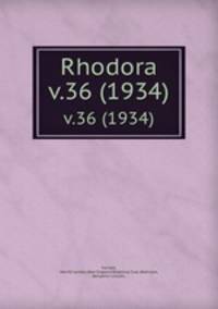 Rhodora. v.36 (1934)