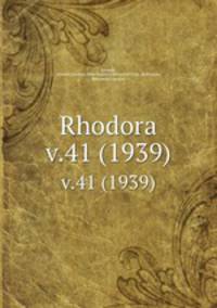 Rhodora. v.41 (1939)