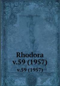 Rhodora. v.59 (1957)
