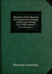 Memoirs of the Museum of Comparative Zoology at Harvard College.. v.28 (1903) plates 3