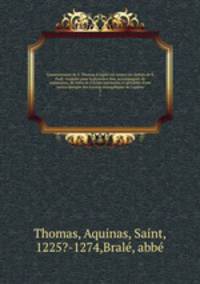 Commentaires de S. Thomas d