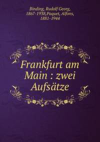 Frankfurt am Main : zwei Aufstze
