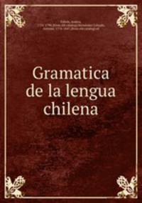 Gramatica de la lengua chilena