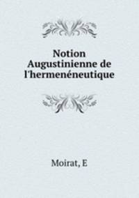 Notion Augustinienne de l