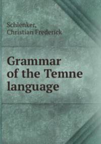 Grammar of the Temne language
