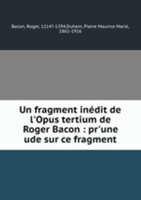 Un fragment inedit de l