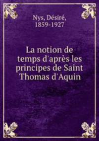 La notion de temps d