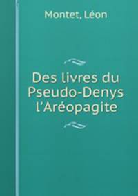 Des livres du Pseudo-Denys l