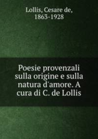 Poesie provenzali sulla origine e sulla natura d