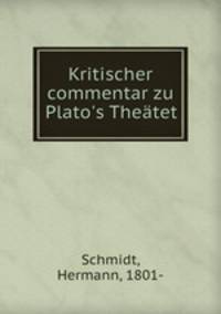 Kritischer commentar zu Plato