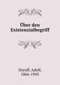 Uber den Existenzialbegriff