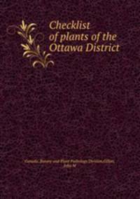 Checklist of plants of the Ottawa District
