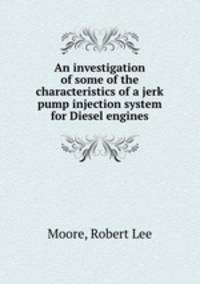 An investigation of some of the characteristics of a jerk pump injection system for Diesel engines.