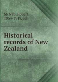 Historical records of New Zealand