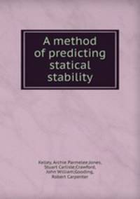 A method of predicting statical stability